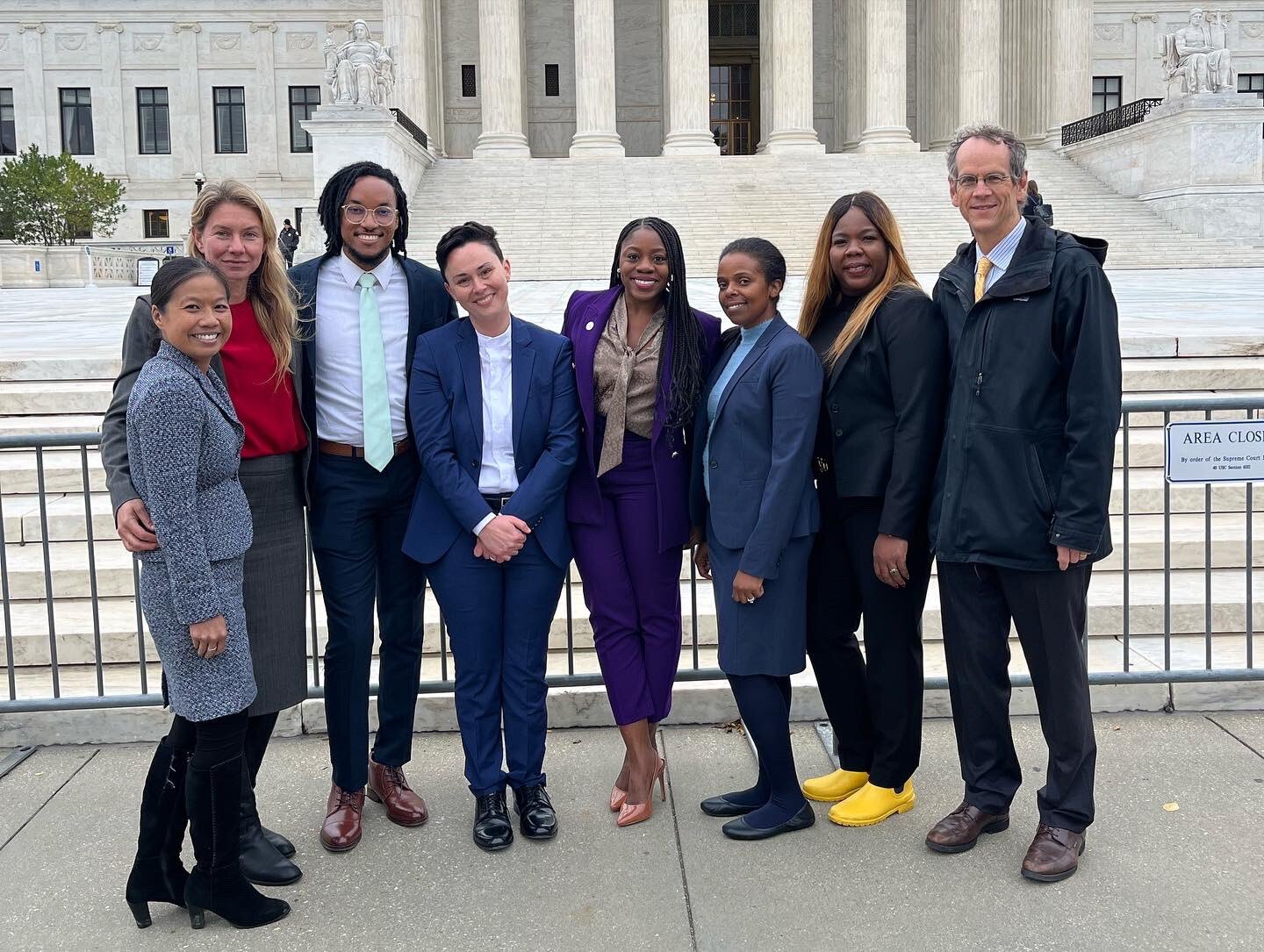 A group photo of some of the ACLU legal staff.