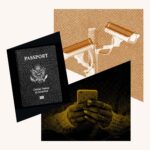 Collage of images related to National Security